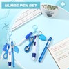 MotiMind 6 Pcs Nurse Pen Set Include Permanent Marker Pen