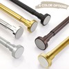 BRIOFOX Shower Curtain Rod Adjustable 18-50 Inch, Spring Tension Shower