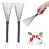 Jazz Brush, Drum Brush, Drum Accessories, Stainless Steel Drum Sticks