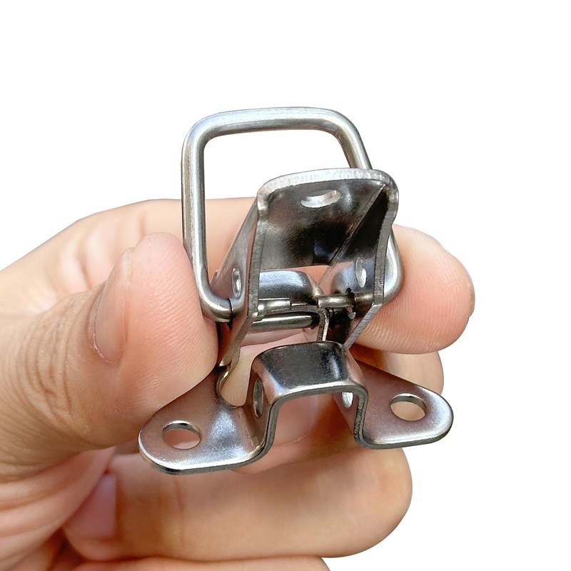 4 PCS 304 Stainless Steel Tension Clasp Spring Loaded Latch