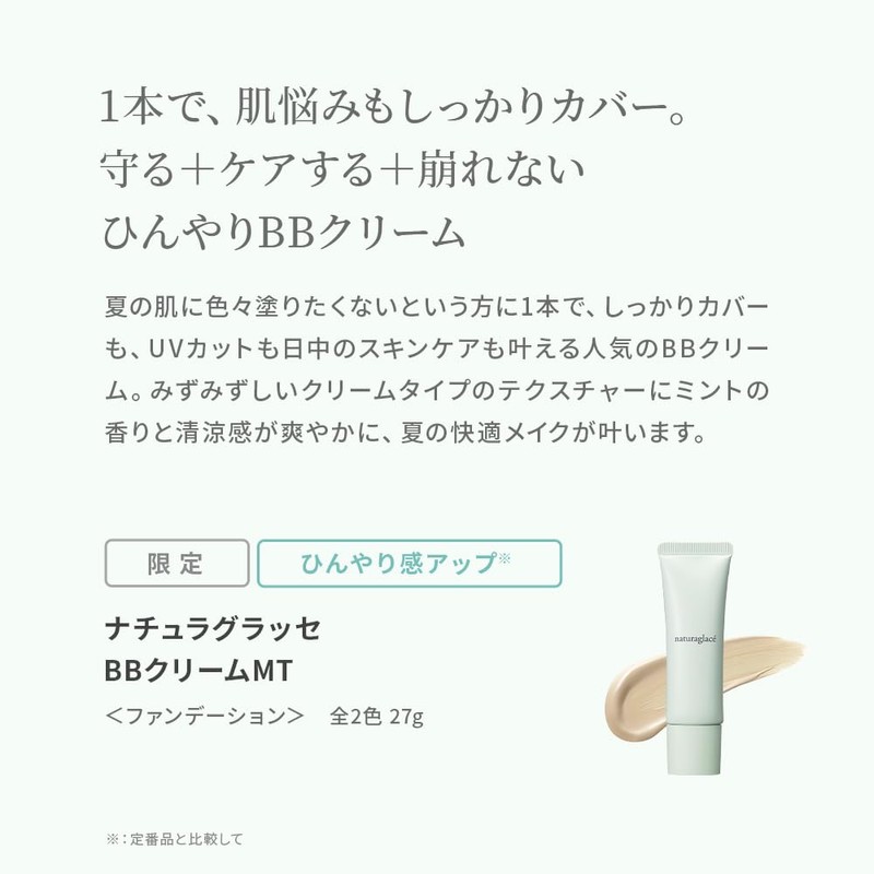 Natura Grasse BB Cream Mint 02 Medium Beige SPF43 PA+++