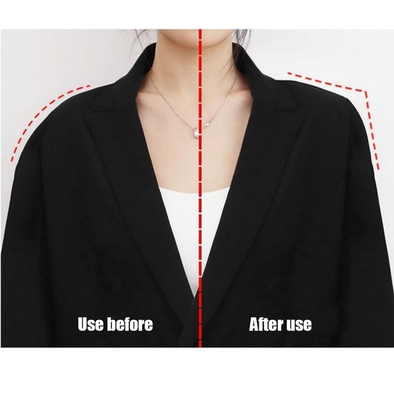 4 Pairs Covered Set-in Shoulder Pads Pads Sewing Foam Pads