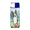Caroline's Treasures CK2544MUK Mountain Flowers Boston Terrier Hugger for slim