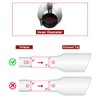 Upower 4 Inch Inlet Exhaust Tip, 4" Inlet 7" Outlet