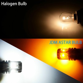 JDM ASTAR High Performance Super Bright 1:1 Design 3020 Chipsets White/Amber 3157 3155 3457 4157 Switchback LED Bulbs For Turn Signal Lights