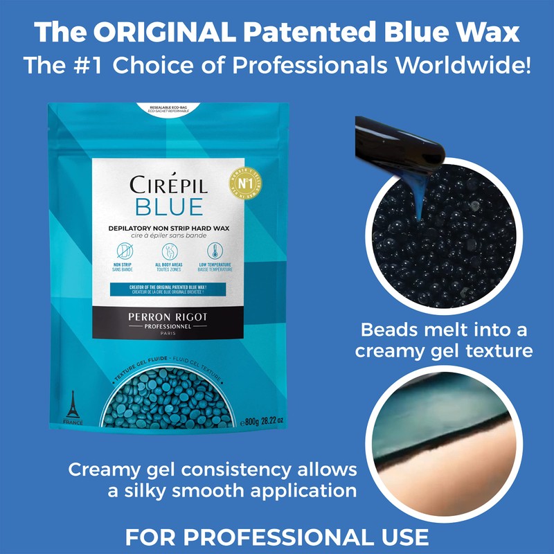 Cirepil - Blue - 800g / 28.22 oz Hard Wax