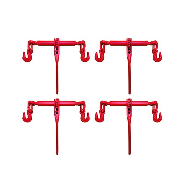 (4 Pack) 5/16 Inch X 3/8 Inch Heavy Duty Ratchet