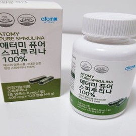 Atomy Pure Spirulina 120 Capsules (40-day supply) Latest Product / 애터미 퓨어 스피루리나 120캡슐 (40일분) 최신상품