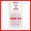 WANOWA Thank You T Shirt Plastic Bags (1000/Case) - Shopping