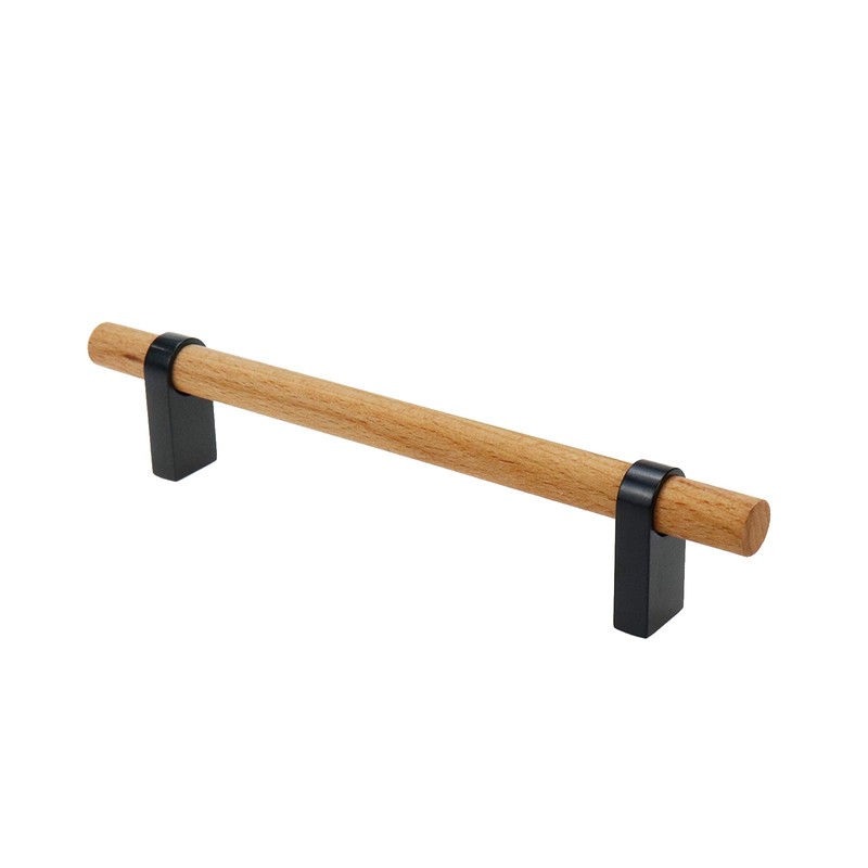 Mcredy Drawer Pulls Black 5.04" Hole Distance Wooden Drawer Pulls