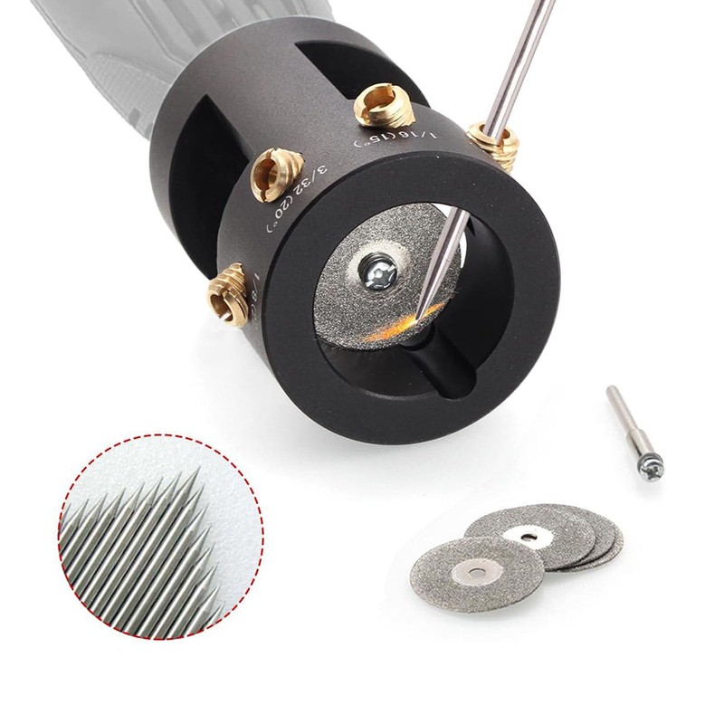 Tungsten Electrode Sharpener Kit, Universal TIG Welding Electrode Grinder, Includes