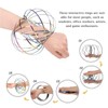 Flow Rings Toy, 3D Arm Spring Magic Flow Ring, Stainless