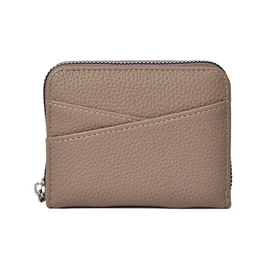 Mini Card Case, High Quality PU Leather, Large Capacity, Holds Up to 9 Cards, Holds Many Coin Purse, Coin Case, Women's, Thin, Braun