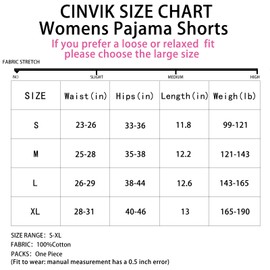 Cinvik Sleep Shorts Women Loose Fit Short Soft 100% Cotton Flower Casual Pajama Short Bottoms Woven Summer Pj Boxer for Women XL