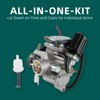 AUTOKAY GY6 150 cc Carburetor Carb Scooter Go Kart Howhit