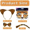 AEYAKA Animal Costume Tiger Ears Headband Tiger Tattoos Face Bow