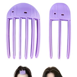 nalaina Root Raising Clip, Fixed Forehead Hairpin, Set of 2, Bangs, Styling Comb, Root Volume Clip, Hair Clip, Bangs Curler, Hairstyle Tool, Hair Root Clip, 6 Teeth + 3 Teeth, Fluffy, Convenient,