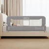 HOMEAL Bed Rail for Toddlers, 59in Swing Down Baby Bed