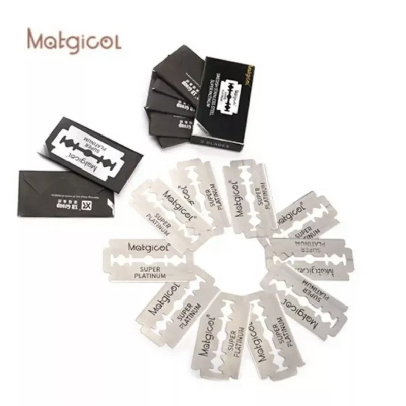 Matgicol 200 Matgicol Platinum Ultra Sharp Double Edge Cut Barber