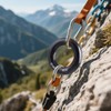 Azarxis - Conector de cuerda de junta tórica para escalada,