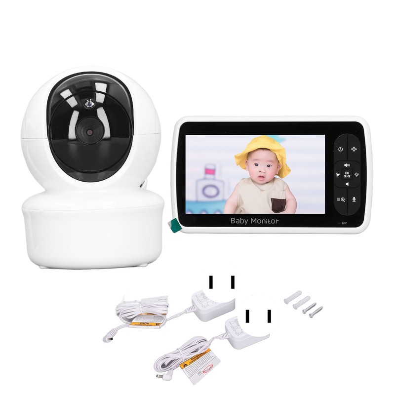 Baby Monitor 5 Inch Display Remote Access Pan Tilt Zoom