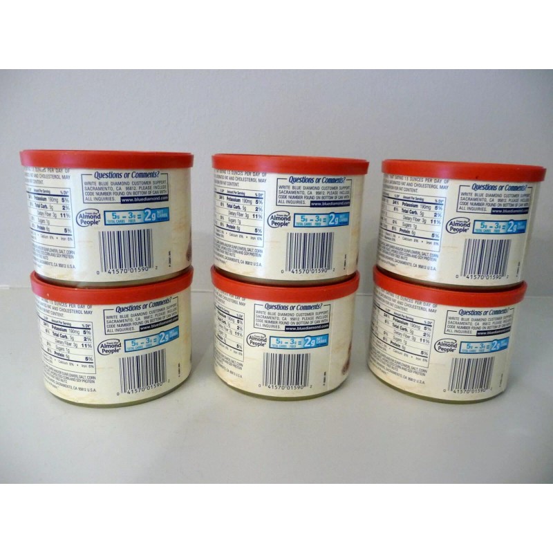 Blue Diamond NEW BLUE DIAMOND ALMONDS SMOKEHOUSE 6 OZ ea.