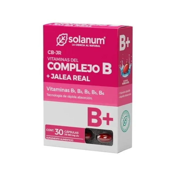Complejo B Jalea Real 30 Cápsulas Solanum