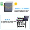 CREPOW Solar Spot Lights Outdoor, Solar Color Changing Lights RGB
