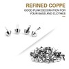 50Pcs Nailhead Stud,Purse Handbag Cone Feet Nailhead Stud Spike Leather