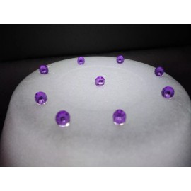 Unbranded 63 5MM Purple Globe Pins for Ceramic Christmas Trees