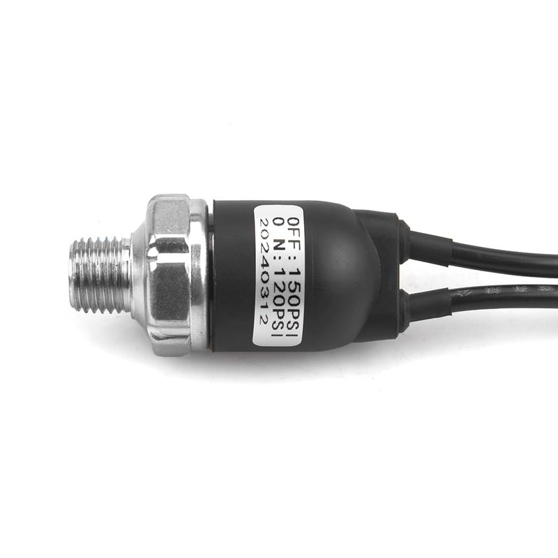 120-150PSI 1/4"-18 NPT Air Pressure Switch 24V 12V Air Compressor