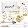EOOUT Gold Office Supplies Set - Complete Desk Accessories