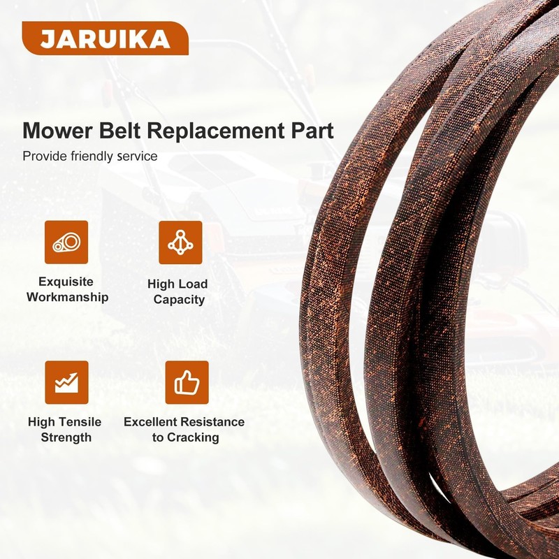 Jaruika 539114557 Mower Deck Belt Replacement for Husqvarna 539114557 Z254