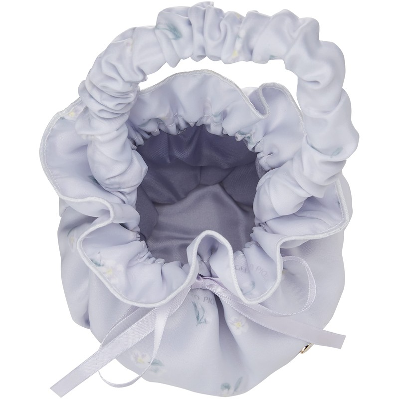 Gelato Pique PWGB225705 Small Floral Drawstring Pouch, blue