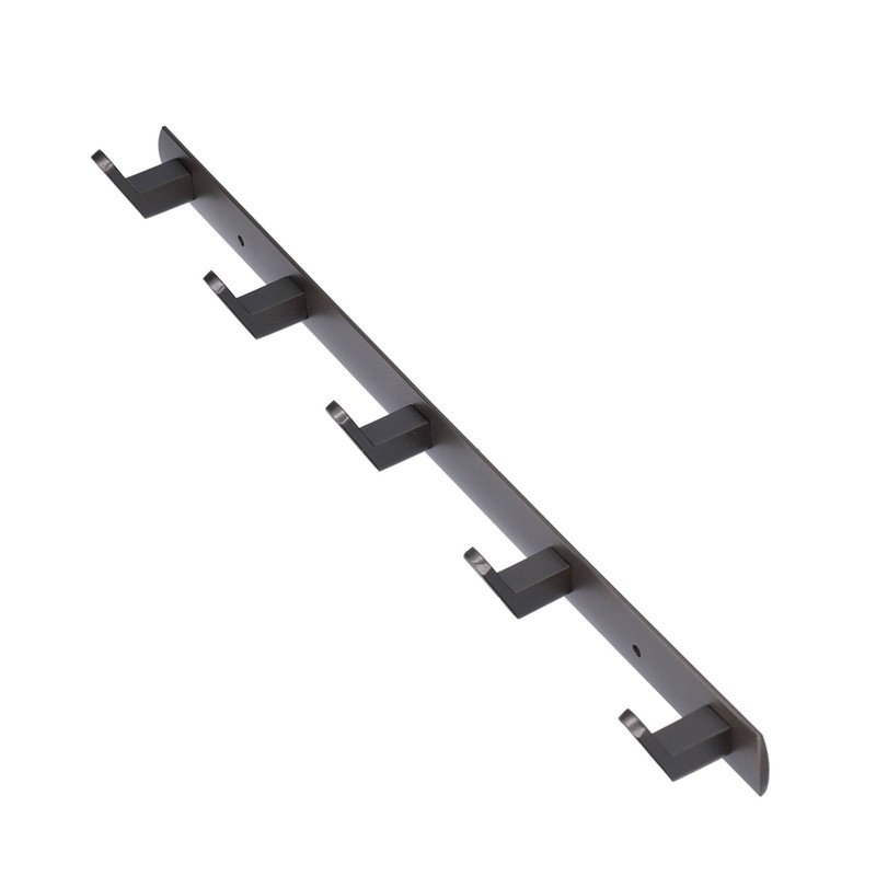 45cm Row Hook Wall Mount Aluminium Alloy Coat Towel Hook