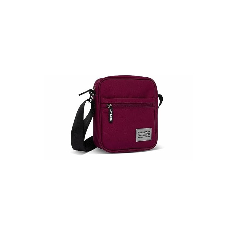 Replay Men's Shoulder Bag Sporty, Port Wine 247