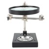 6X Magnifier with Auxiliary Clip Magnifying Glass Holder Third Hand