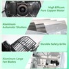 Aibabcue Shutter Exhaust Fan, 14 inch Wall Mount Attic Fans
