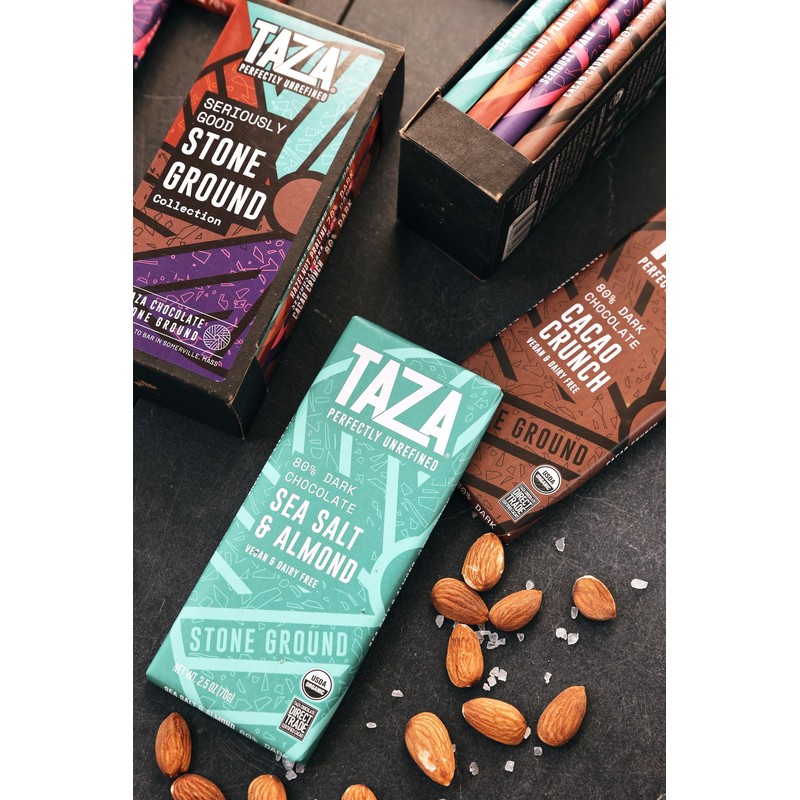 Taza Chocolate Organic Seriously Good Dark Chocolate Bar Variety Pack