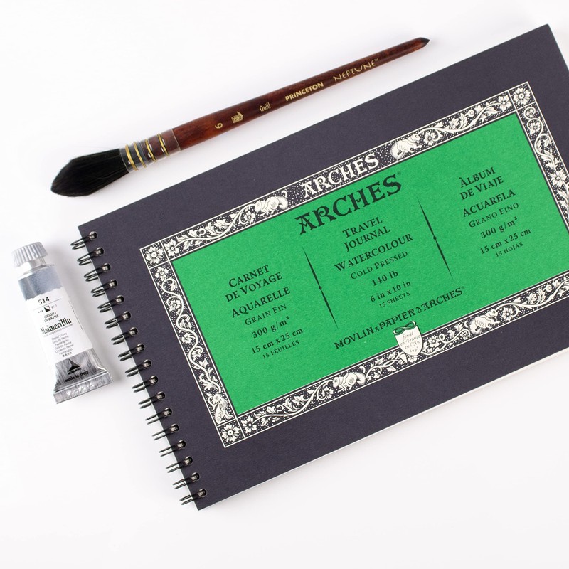 Arches Watercolor Journal 6x10-inch - 15 Sheets of 100% Cotton