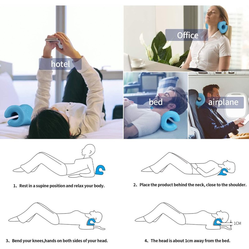 Neck Stretcher, Neck Releaser, Neck Roll, Neck Cervical Traction Cushion,