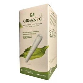 Organ(y)c - Feminine Tampons with Applicator - Super - 14 count