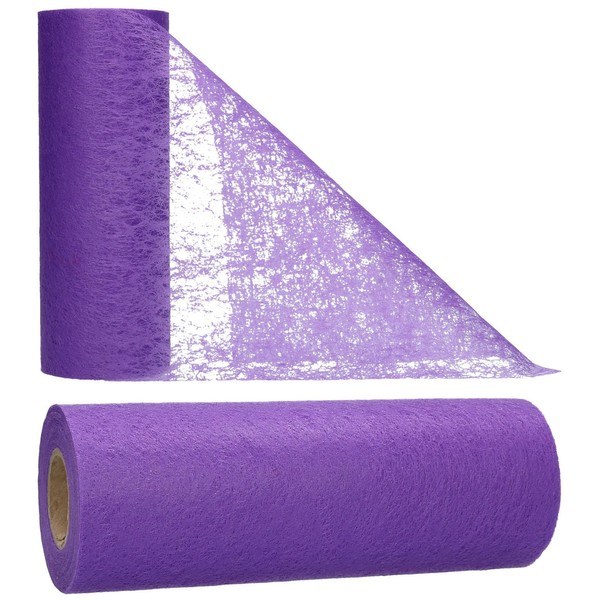 AmaCasa Non-Woven Table Runner with Flower Design 23 cm /