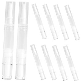 LALADEFIEE 10pcs Empty Applicator Pens Cuticle Oil Pen Tubes Cosmetic Container Tubes Nail Oil Pen Cosmetic Lip Gloss Container Applicator Pen Empty Cosmetic Dispenser Tubes Lip Gloss Tubes