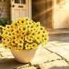 12 Plantas Artificiales con Flores para Decoración al Aire Libre