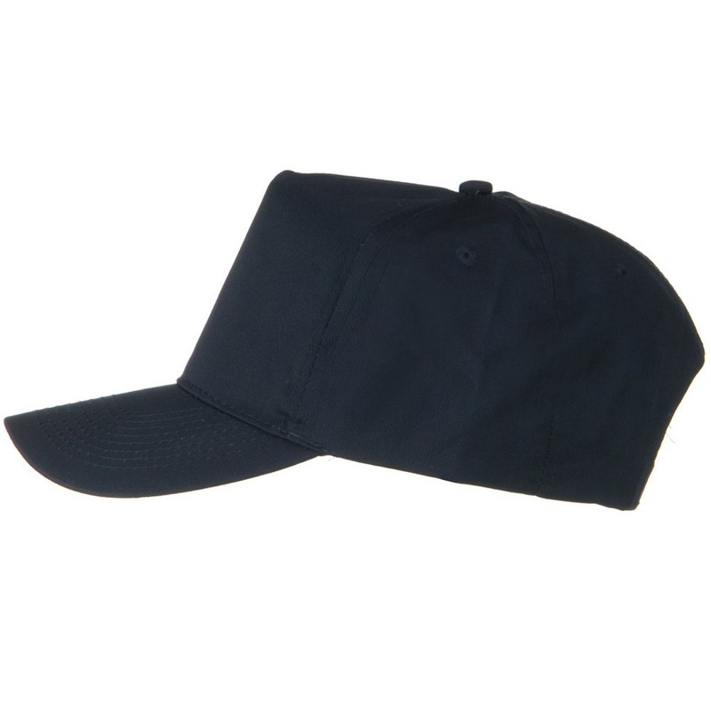 Solid Cotton Twill Pro Style Golf Cap - Navy