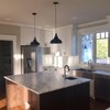 Lightess Black Pendant Light Dimmable, Industrial Hanging Lights Metal Barn