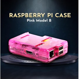 Pink Model B (open) SB Components Raspberry Pi Case