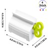 UDQYQ 4 Pcs Toothpaste Tube Squeezer,Plastic Rolling Tube Toothpaste Dispenser