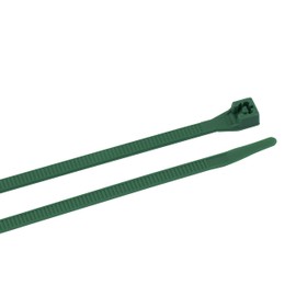 Gardner Bender 46-308G Cable Tie, 8 inch, 75 lb, Electrical Wire and Cord Management, Nylon Zip Tie, 100 Pk, Green